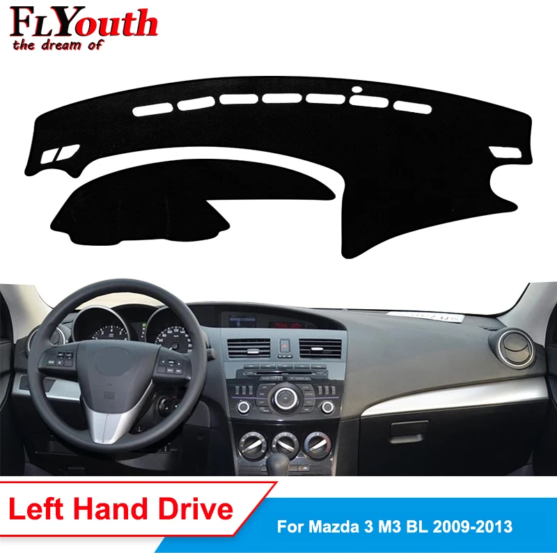 1 шт. Солнцезащитный ковер для приборной панели Mazda 3 M3 BL 2009 2010 2011 2012|Автомобильные