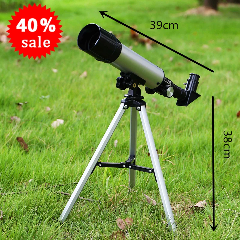 

NEW Refraction 360X50 Astronomical Telescope With Portable Tripod Sky Monocular Telescopio Space Observation Scope Gift