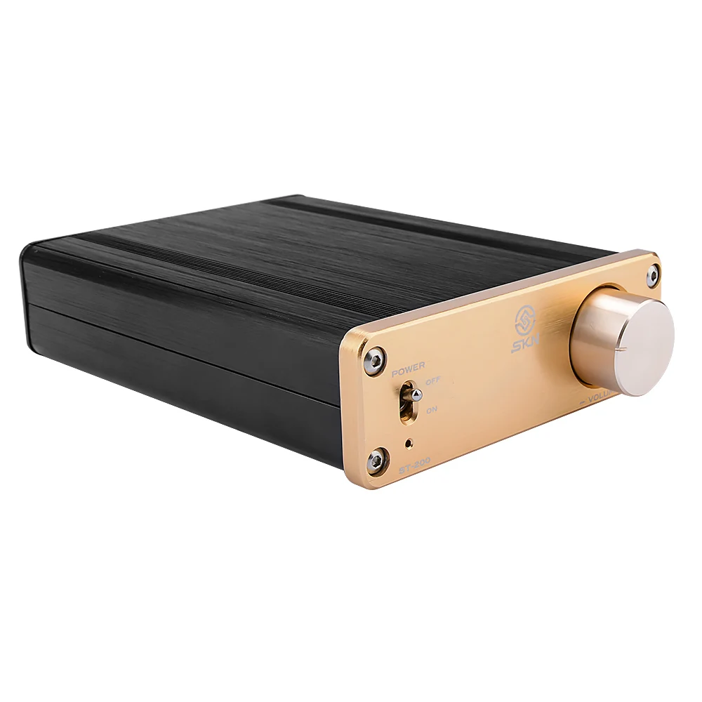 AIYIMA Amplificador TDA7498L домашний усилитель мощности 80W×2 стерео цифровой усилитель класса D Hifi мини усилитель DIY звуковой динамик - Цвет: Gold
