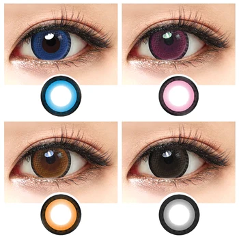 

Lollipop Yearly Cycle Soft Quality Colored Contact Lenses Natural Eye Cosmetic Contact Lens