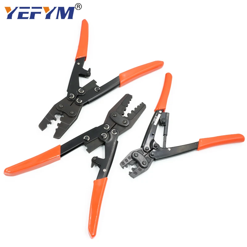 Crimping tools pliers for non-insulated terminals Japanese style Self-locking capacity 0.5mm2-38mm2 electrical hand tools