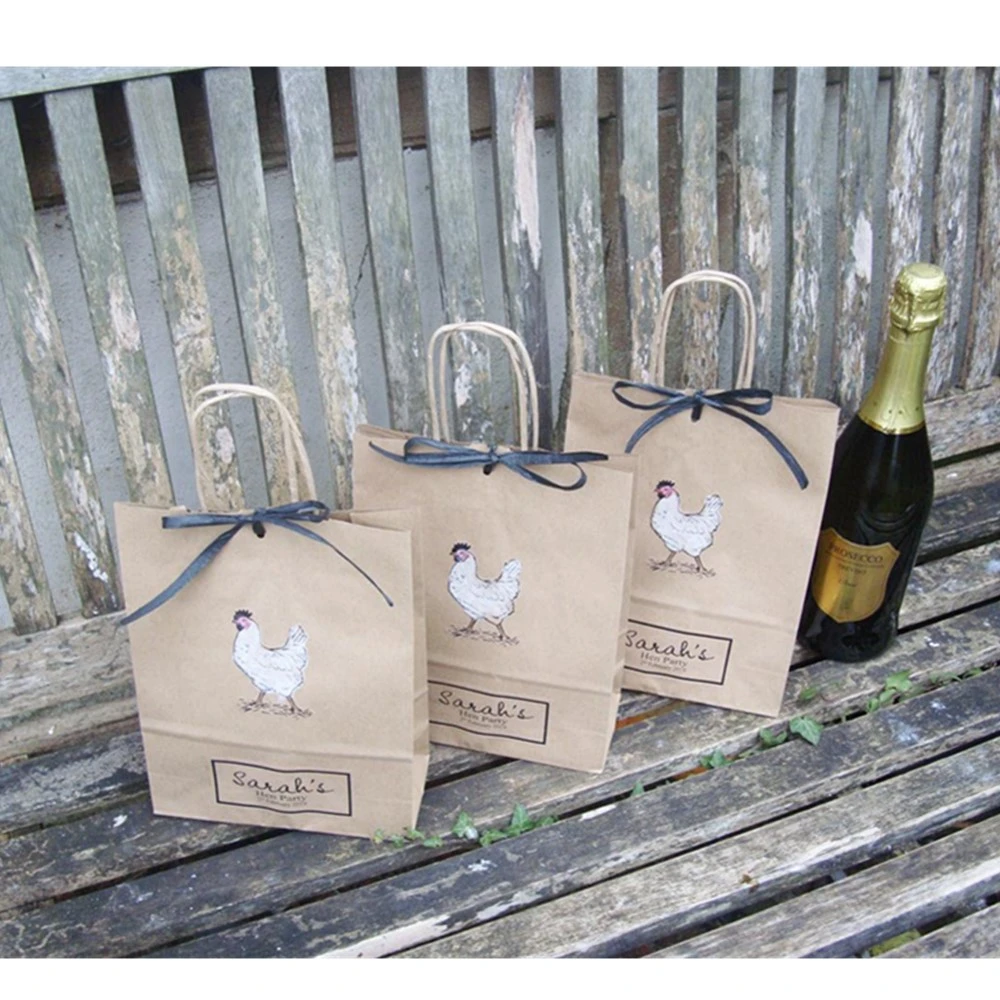 personalized hen party bag white hen medium 18cm x 25cm x 8cm with hen print and painted personalise raffia ribbon and text gift bags wrapping supplies aliexpress personalized hen party bag white hen