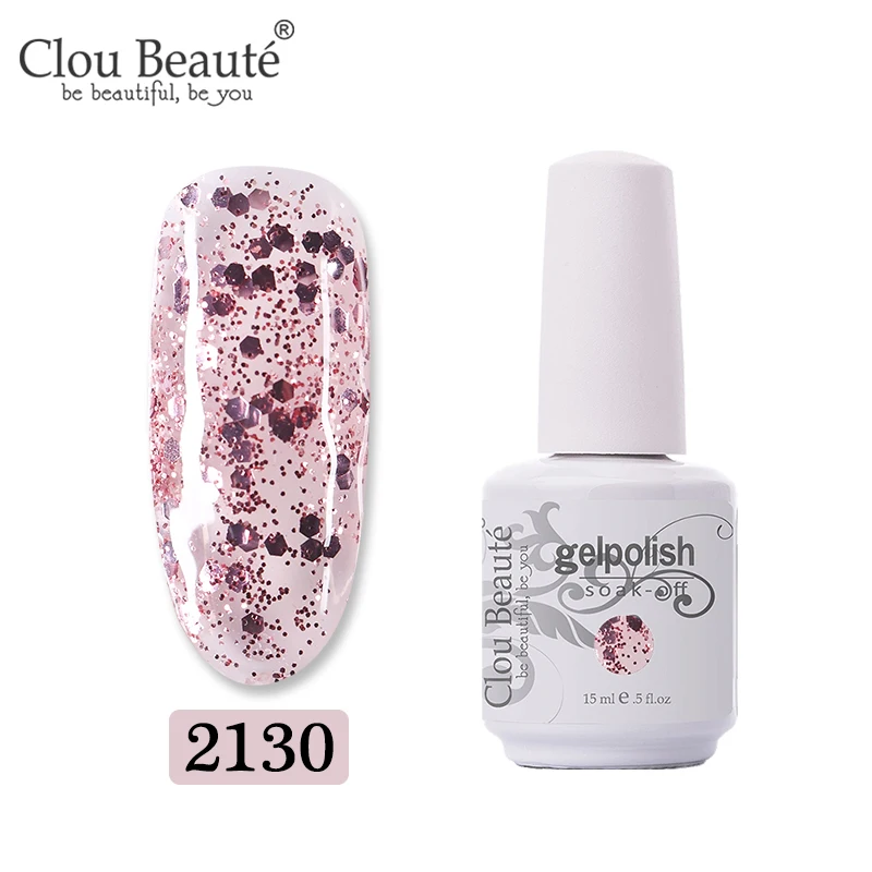 Clou Beaute 15 мл цветной гель-краска УФ-гель для ногтей замачиваемый светодиодный лак для ногтей Гель-лак для ногтей Полупостоянный лак для ногтей - Цвет: 2130