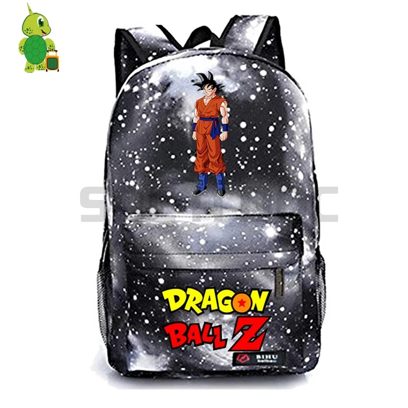 Mochila Dragon Ball Z рюкзак Goku Super Saiyan для мальчиков и девочек рюкзак для подростков школьные сумки галактика Звездная ночь дорожная сумка - Цвет: 14