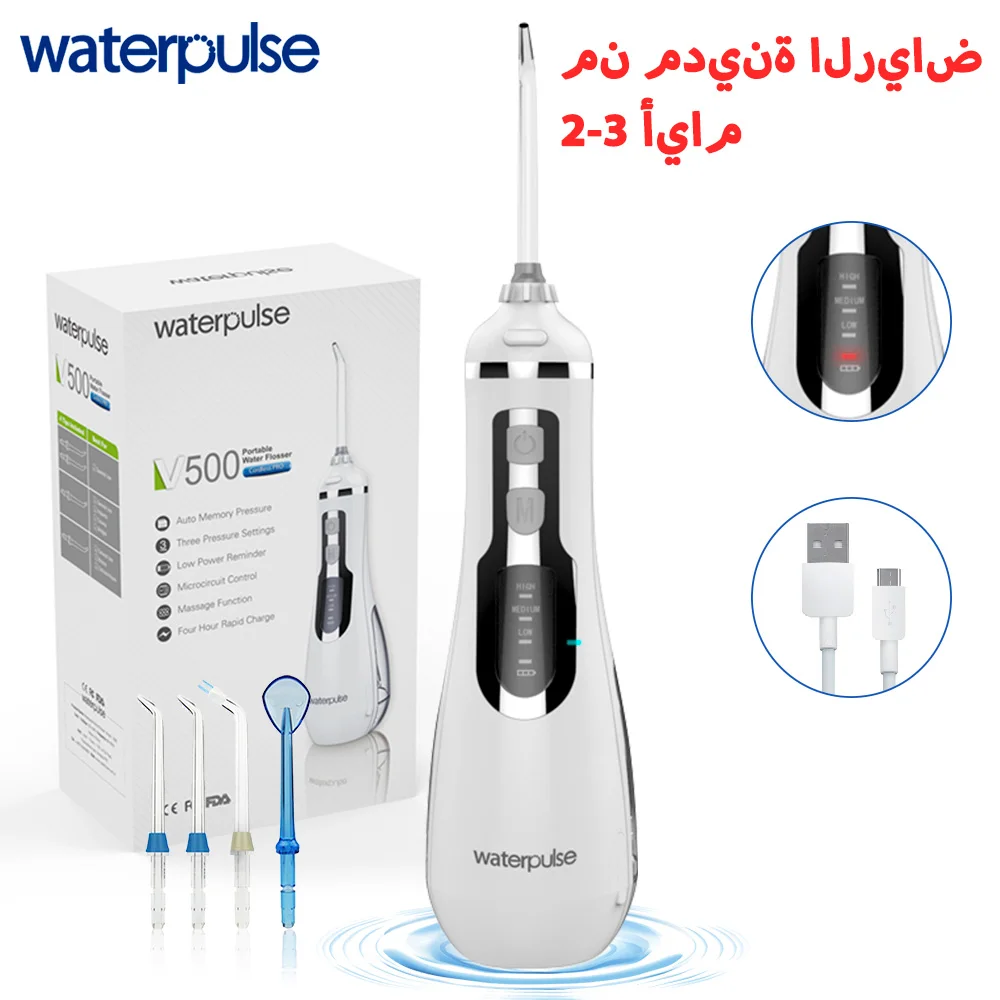 3 modos de irrigador oral sem fio portátil água dental flosser água recarregável usb 4 dicas jato enviar da arábia saudita