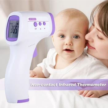 

Non-contact Infrared Thermometer High Precision LCD Digital IR Thermometer Body/Object Dual Mode Temperature Meter for Adult Kid