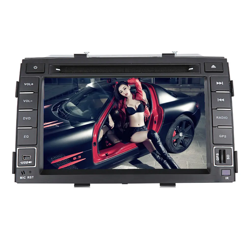 Cheap Car Multimedia Player Truck GPS Tourist Navigator Bluetooth Radio 2 Din for Kia Sorento 4K Video Player Car GPS Navigation Wifi 1