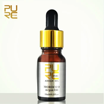 

PURC Moroccan pure argan oil for hair care 10ml Hair Oil treatment for all hair types Hair Scalp Treatment 11.11 PURE