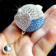 Милые бриллиантовые свиньи, дамские автомобильные твердые духи, украшение-зажим, мультяшный запах, ароматизатор, автомобильный освежитель воздуха на выходе