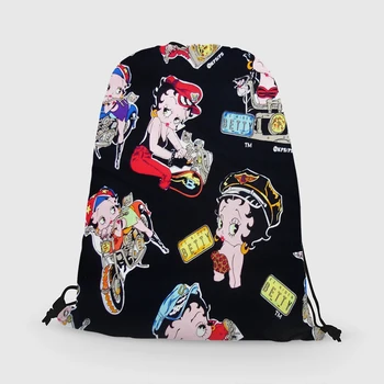 

Custom Betty Drawstring Bag Daypack Kids Satchel Casual Backpack Teenager Storage Bag Women Men 31x40cm*181031-3-7