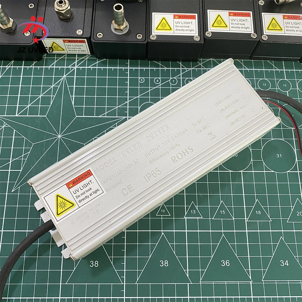 2.4A 160W IP65 водонепроницаемый источник постоянного тока для УФ-светодиодный модуль отверждения геля лампы вход переменного тока в переменный ток 100 V-240 V Выход DC 70V 2400mA