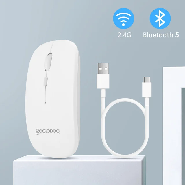 Mouse bluetooth sem fio recarregável – 4.0 + 3 dpi