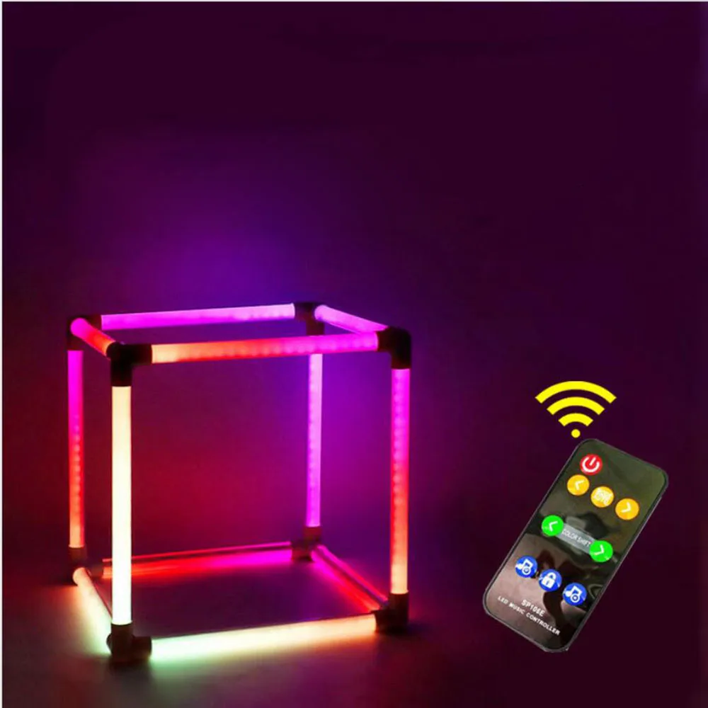 RGB-лампа Светодиодная полноцветная 43*43*43 см 360 градусов 12 в пост. Тока 2 комплекта |