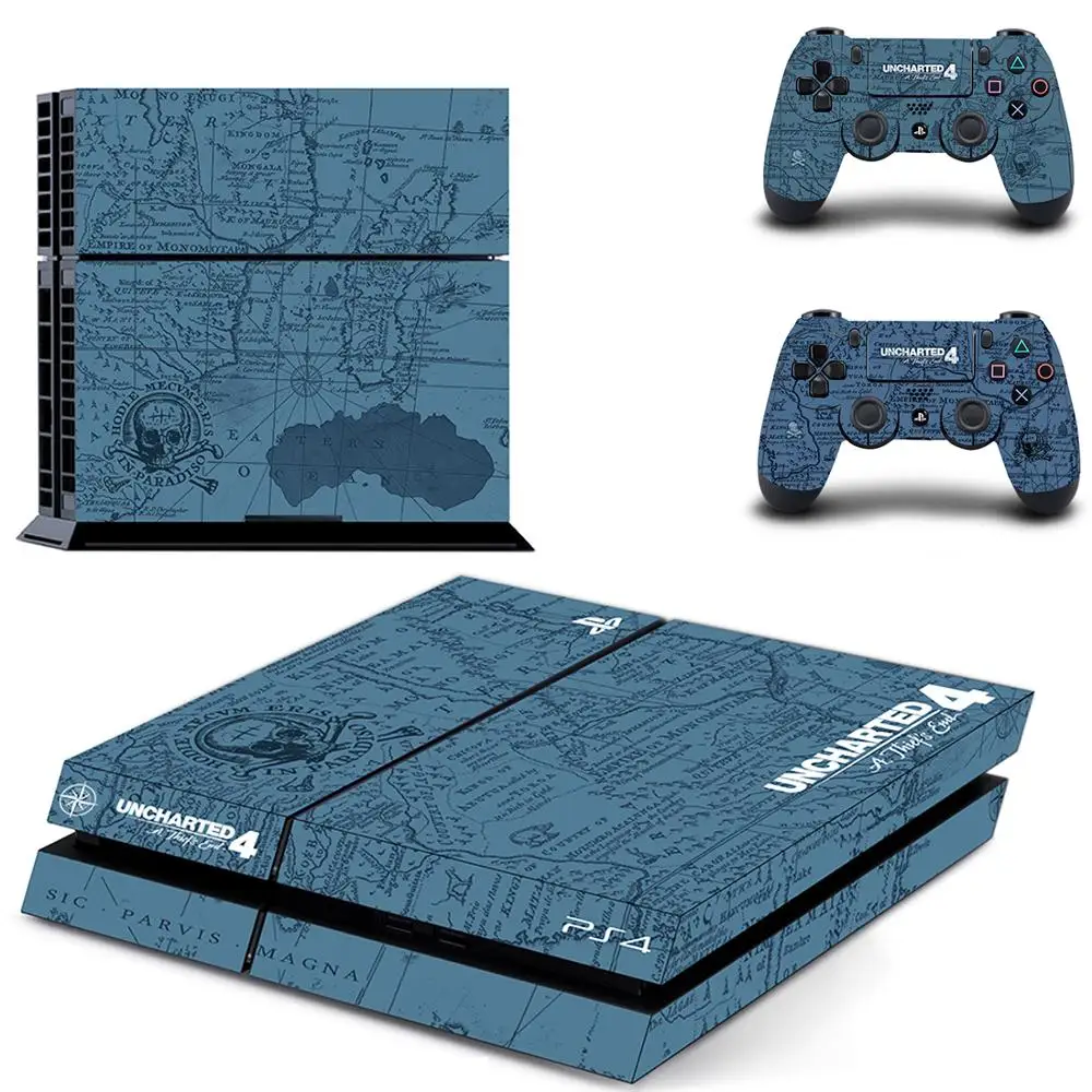 maceta Estacionario barrera Pegatinas Uncharted 4 PS4 Play station 4, calcomanías de piel para PlayStation  4, consola PS4 y controlador, vinilo|Adhesivos| - AliExpress