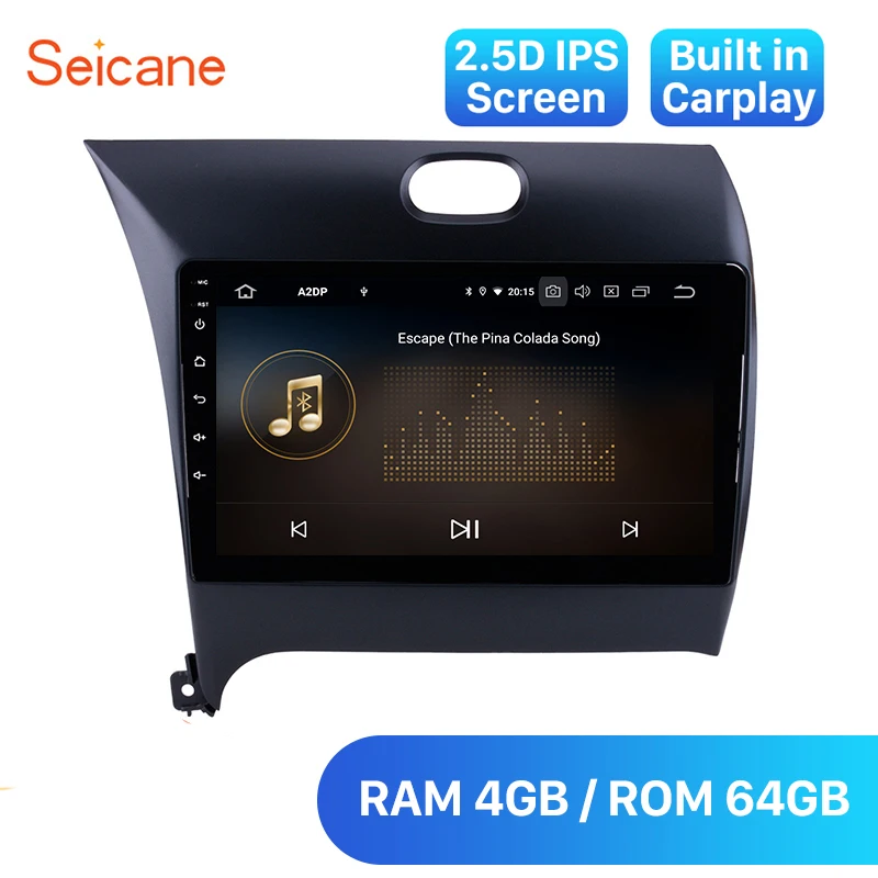 

Seicane Android 10.0 IPS 8-CORE 9 inch Car Radio for 2013 2014 2015 2016 Kia k3 GPS Navigation support OBD2 TPMS Rearview Camera