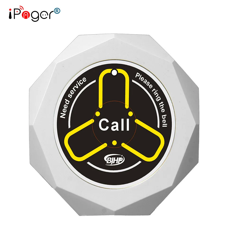 Super thin wireless restaurant waiter table calling system
