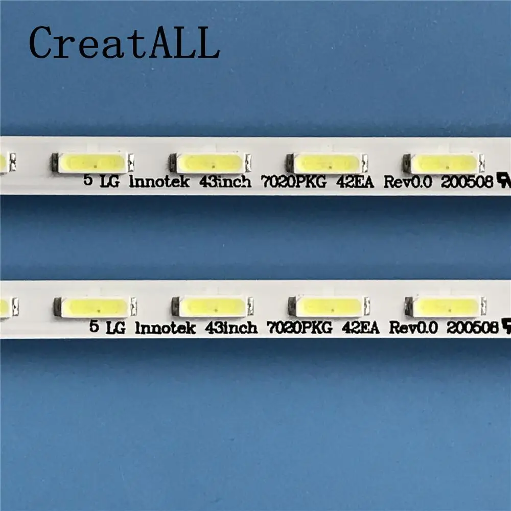 LED Backlight strip for Sony 43'' TV KD-43X8300C KD-43X8305C KD-43X8307C LG Innotek 43inch 7020PKG 42EA Rev0.0 SYV4341 LC430EQL |