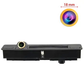 

HD 1280x720p Golden Car Reverse Rear View Backup Camera for Ford Sync2 y Sync3 Escort Focus 2 3 ST Wagon SE Turnier Mk3 2011-14