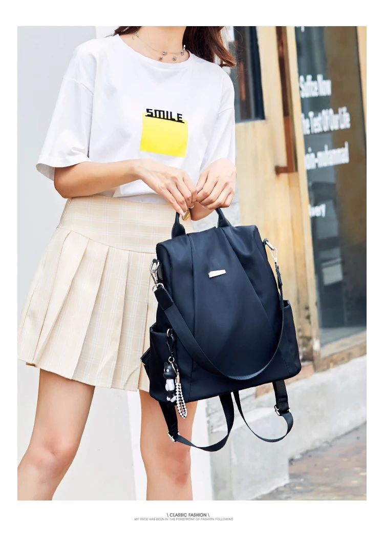 Elegante mochila de viaje para mujer moda PU cuero cremallera mochila De mujer antirrobo Повседневная мягкая сумка
