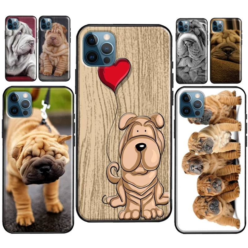 Чехол Shar Pei для iPhone 12 mini 13 Pro Max XR XS 6S 7 8 Plus SE 2020 чехол 11 | Мобильные телефоны и