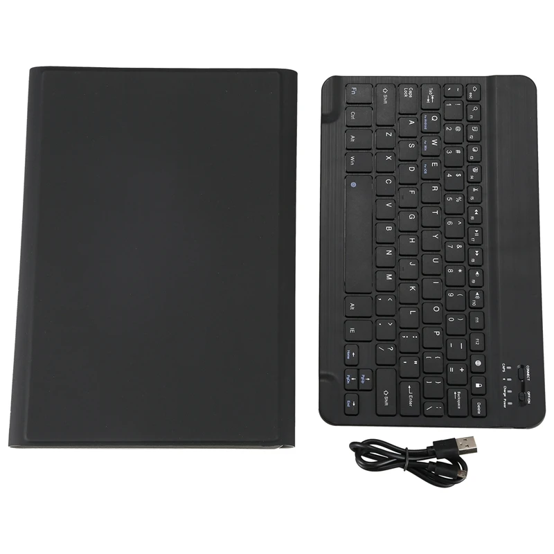 

Bluetooth 3.0 Black Wireless Keyboard Durable Case Ultra Slim Folio Stand Cover Detachable for Huawei Mediapad M6 10.8 Inch(2019