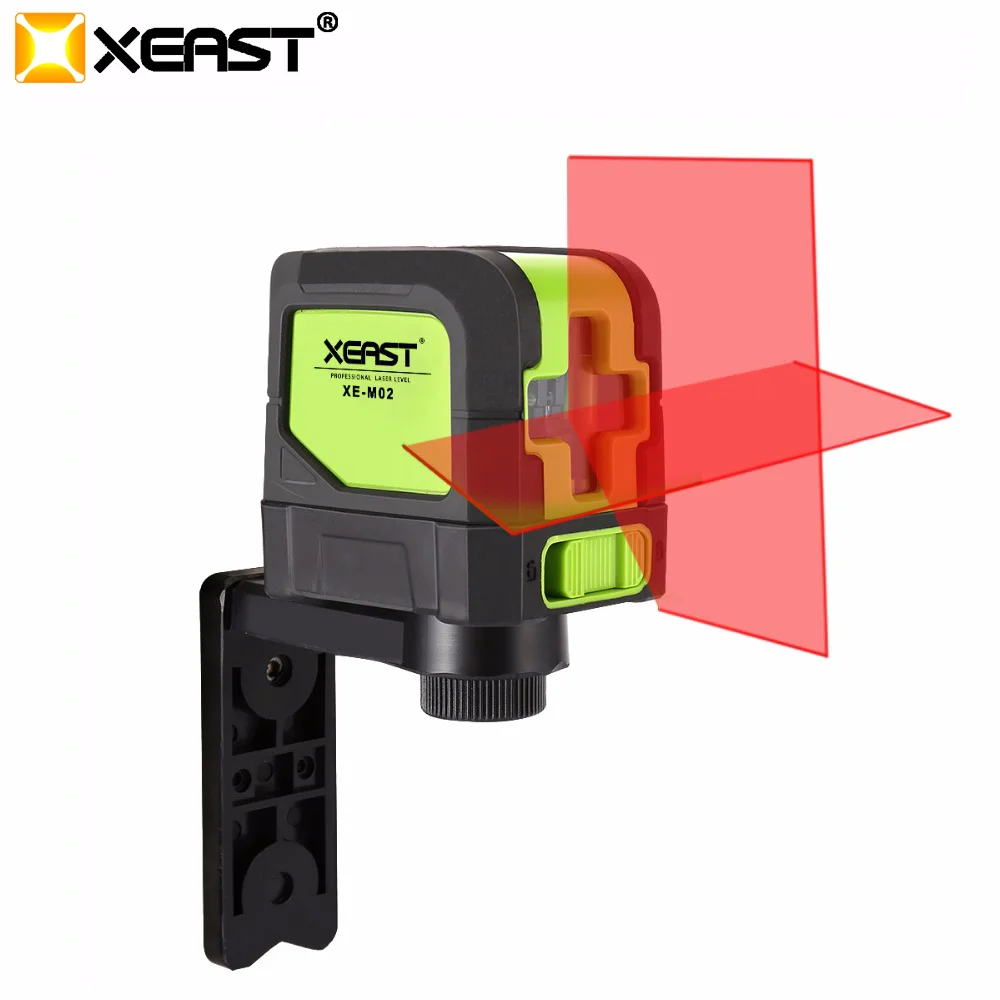 XEAST мини XE-M02 2 линии красный лазерный уровень самонивелирующийся крест Лазерная линия портативный красный лазерный уровень