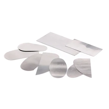 

Stainless Steel Blade 10 Piece/Set Pottery Clay Steel Scraper For Polymer Metal Cutter Ceramic Serrated Sculpture Tools