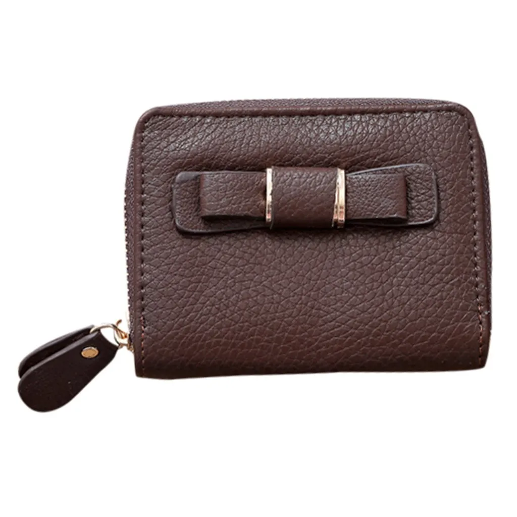MAIOUMY женский кошелек samll carteira masculina модный мини-кошелек женский короткий клатч с бантом студенческий кошелёк для монет Сумки для ключей
