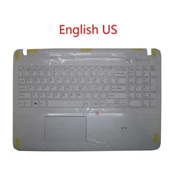 

Laptop Palmrest with US keyboard For SONY For VAIO SVF152 Series 3PHKDPHN040 MP-12Q23US-9201 English white with touchpad