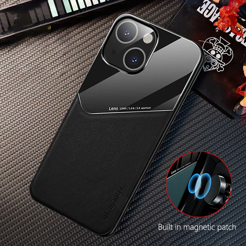 Роскошный кожаный чехол для iPhone 13 Pro Max SE2020 миниатюрный автомобильный держатель