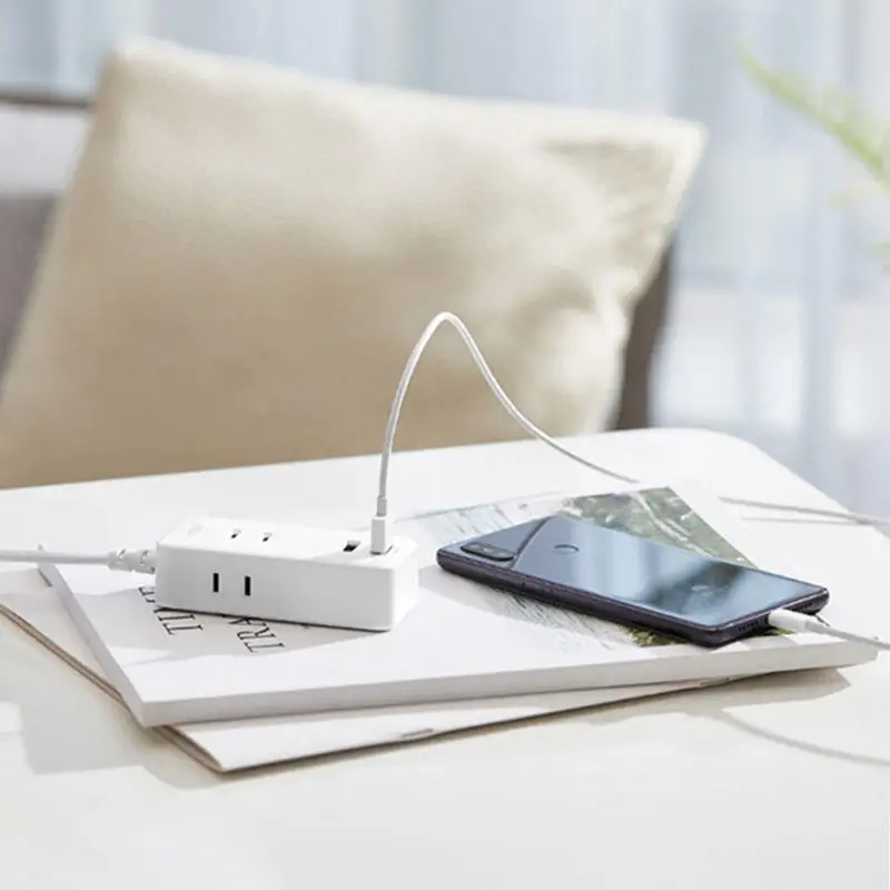Xiaomi Aigo F0320 розетка USB Смарт Быстрая зарядка портативный удлинитель 2 AC 3USB порта штепсельная розетка от Youpin