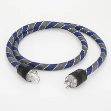 Audiocrast P101 DW34 HI End US AC Power Cable 3 Prong US Plug Power Cord Audio Grade HIFI Power Cable CD Tube amplifer headphone