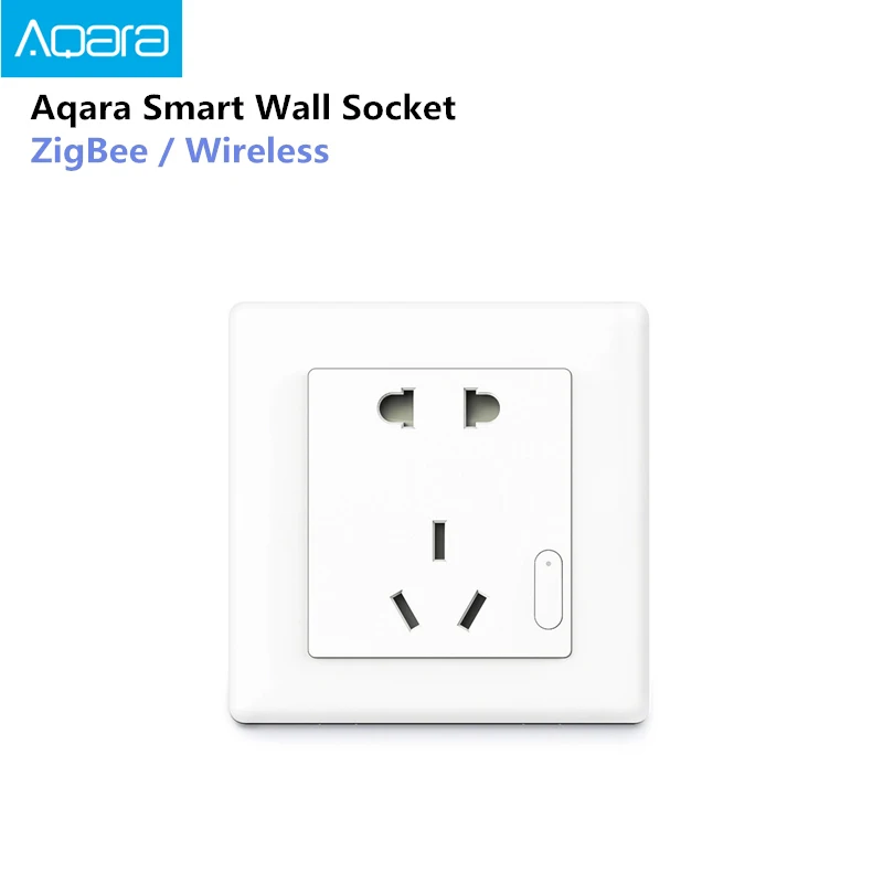 Умная розетка Aqara ZigBee беспроводной выключатель для умного дома работает с