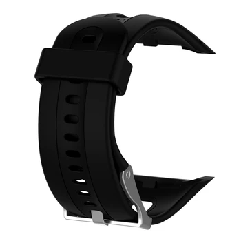 

OOTDTY Sports Silicone Bracelet Strap band For Garmin Forerunner10/15 Smart Watch Male Smart Watch Wristband Accessory