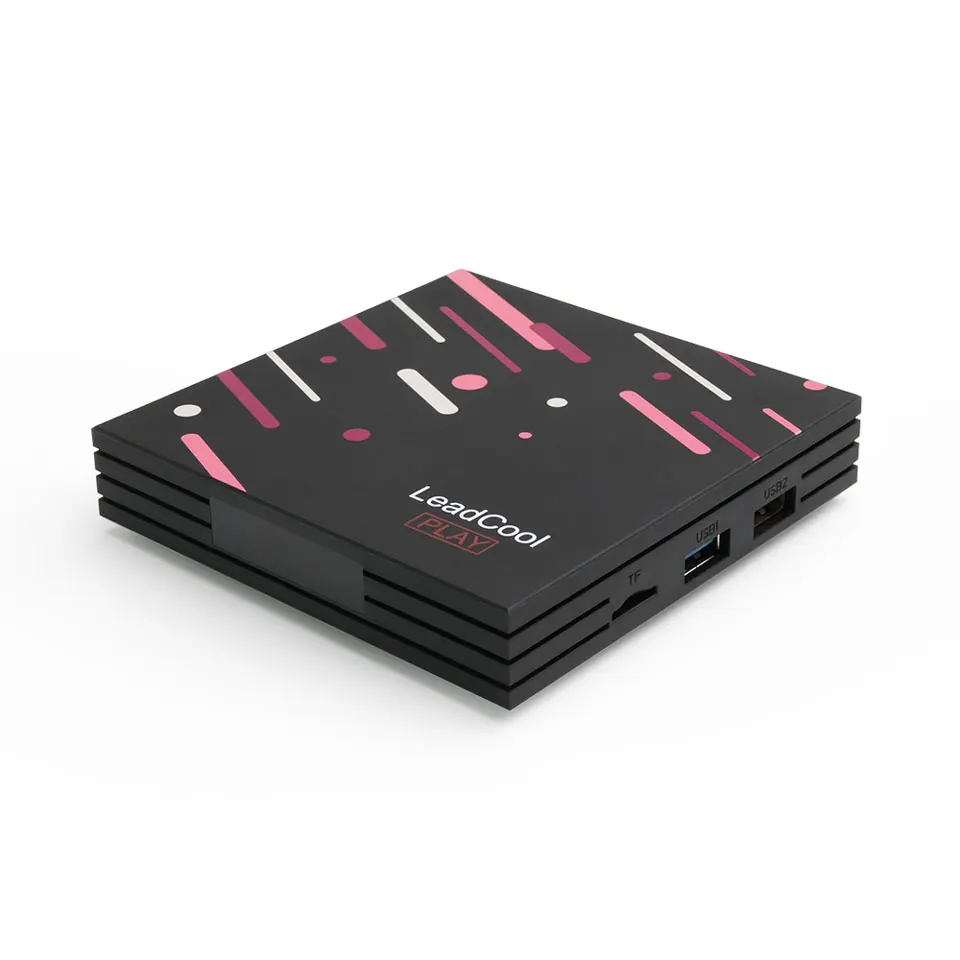 Leadcool Play Android 9,0 Smart tv BOX USB3.0 RK3318 четырехъядерный процессор поддержка 2,4G/5,8G беспроводной wifi 4k h.265медиаплеер телеприставка
