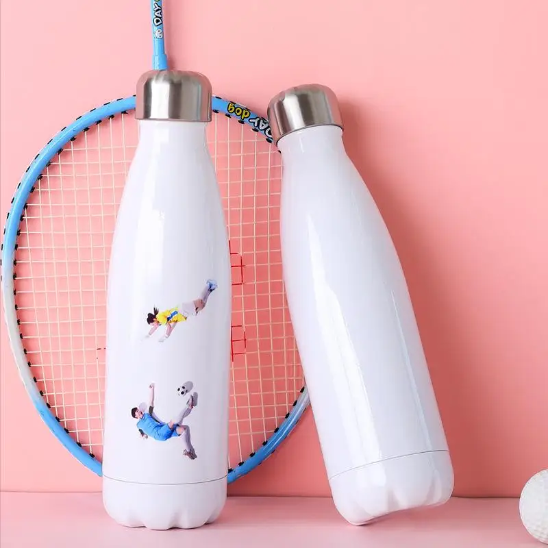 17oz Sublimation Cola Bottle Stainless Steel Double Wall Insulated Coffee Mug Vacuum Outdoor DIY Water | Дом и сад