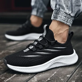 

Vodka Big Size 45 Breathable Mesh Fashion Sneakers Mens Shoes Lightweight Outdoor Sport Hard-Wearing Footwear Chaussure Homme