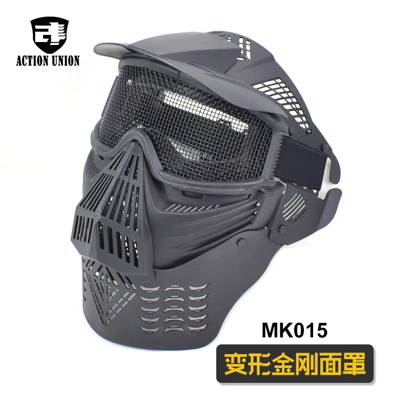 

CS Field Operations Equipment Helmet Face Jingang Steel Mesh Mask Tactical Comprehensive Protective Mask