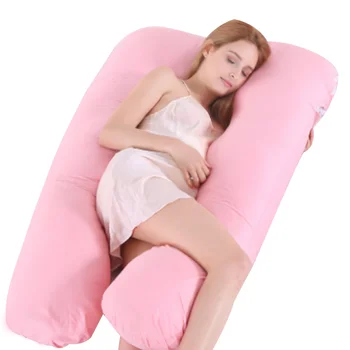 

Soft Full Body U Shape Pillow for Maternity Pregnancy Sleep Cotton Pillows Women Body Pillows