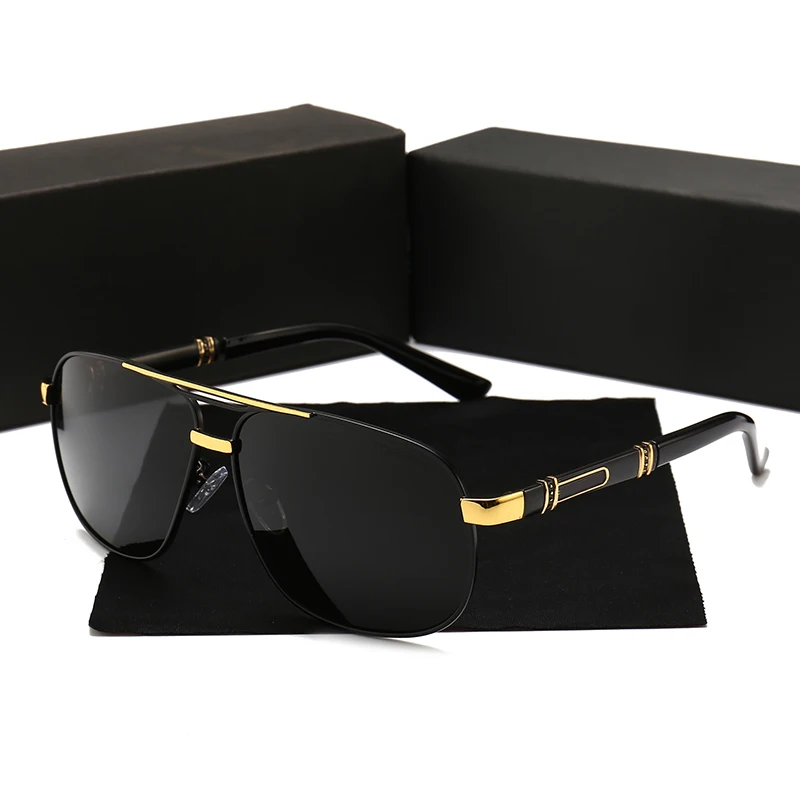 

Brand designer Sunglasses Polarized Men 2019 Classic Retro Glasses Color Polaroid Lenses Driving Women Sunglasses