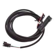 

Electric Bicycle Speed Sensor 3-Pin 1.8M Cable Black ABS E-Bike Hall Effect Wheel Sensor External Speed Sensor With Spoke Magnet