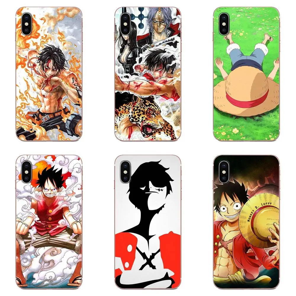 Soft TPU Cell Case Luffy ONE PIECE Poster For Huawei P7 P8 P9 P10 P20 P30 Lite Mini Plus Pro Y9 Prime P Smart Z 2018 2019 | Мобильные