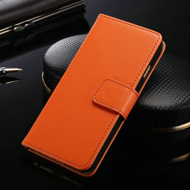 Orange Чехол для телефона из искусственной кожи для Cubot Max 2 флип чехол для Cubot Max 2 бизнес Чехол Мягкий силиконовый чехол - Цвет: Orange