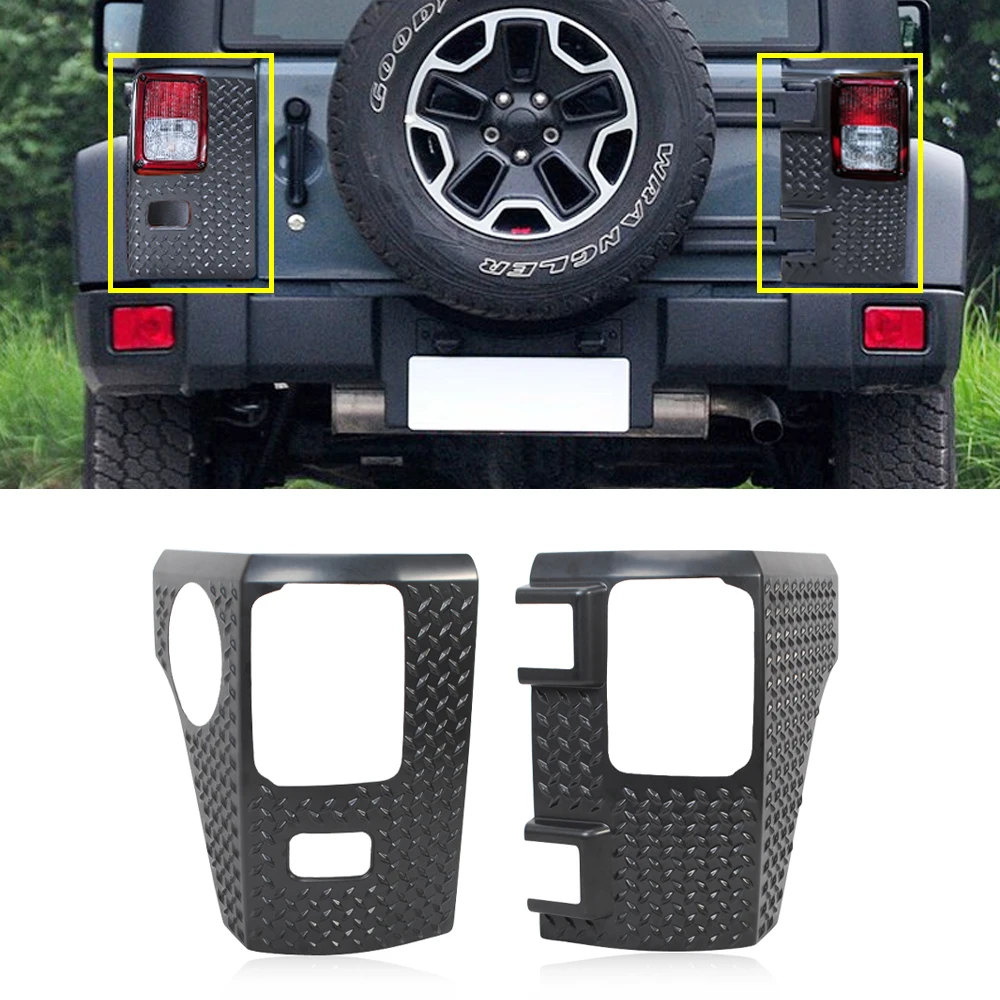 Угловая защитная накладка для заднего фонаря декоративная Jeep Wrangler JK 2007-2017