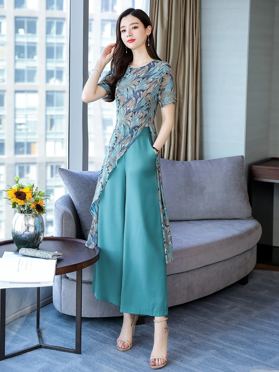 ao dai платье с цветочным принтом традиционная Восточная одежда вьетнамская одежда для женщин китайское платье Ципао платье