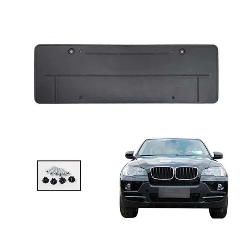 1pcs Front Rear License Plate Holder For Bmw E70 X5 51111181026