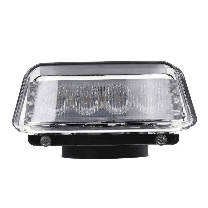 24 LED Car Roof Flashing Strobe Emergency Light DC 12V Amber White Beacon Warning Lights 7 flash patterns