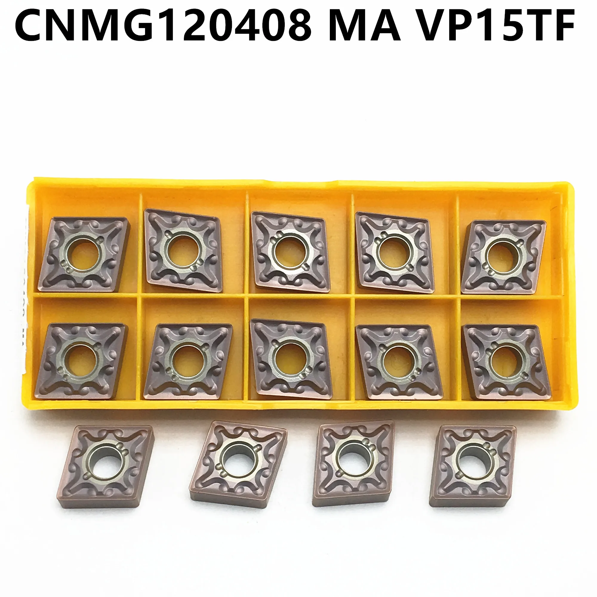 Токарный инструмент CNMG120408 VP15TF внешний токарный инструмент твердосплавное лезвие cnmg120408 фрезерный инструмент токарный станок с ЧПУ инструмент Фрезерный резак