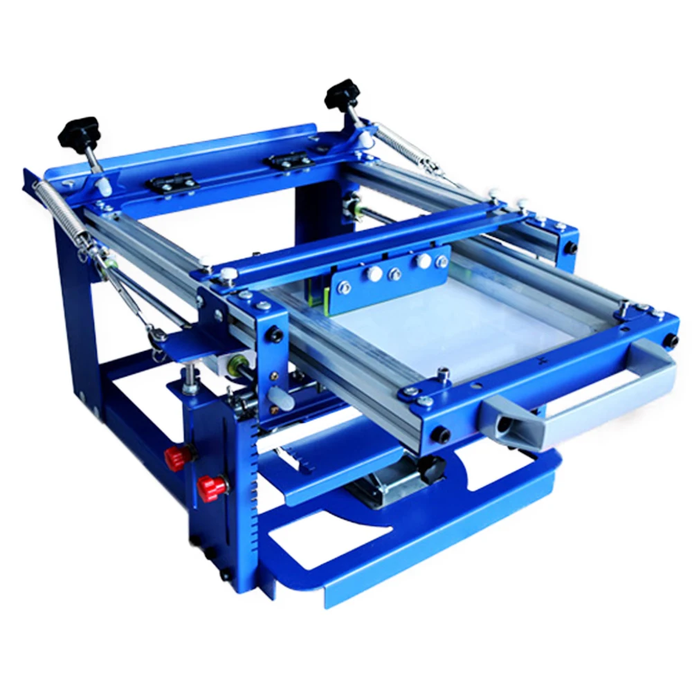 Manual Cylinder Curved Screen Printing Press Machine Pen Cup Mug Bottle Screen Printer Machine Desktop Curved Printing