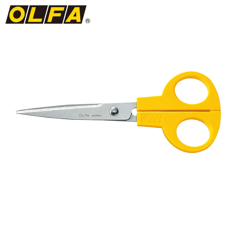 SCS Precision Smooth Edge or Stainless Steel Serrated 5" or 7" OLFA Scissors 